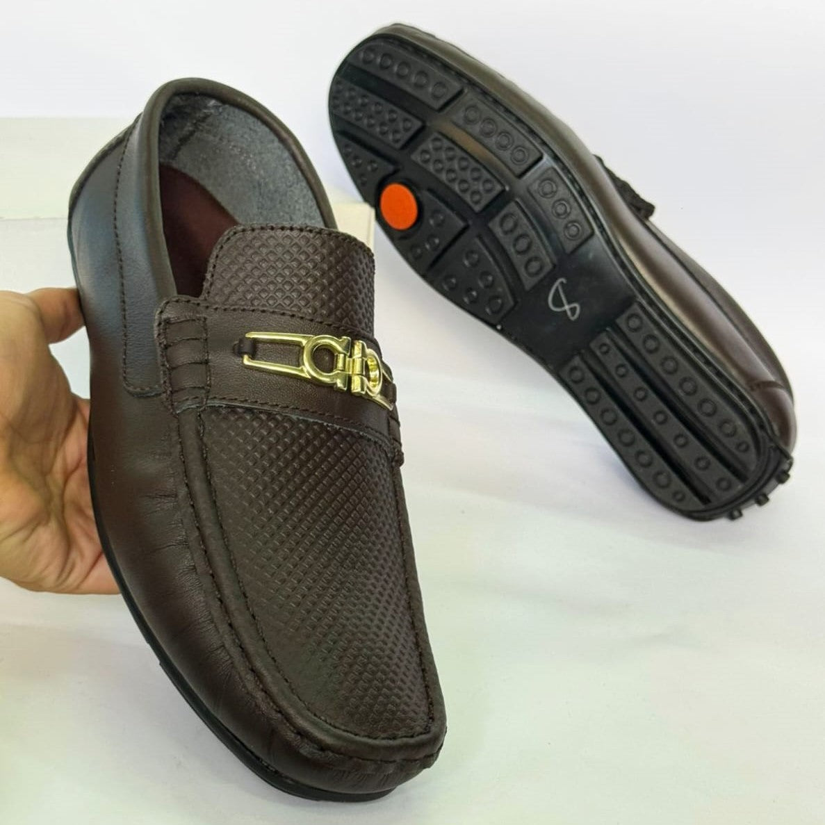 Mocasín de Cuero para Hombre