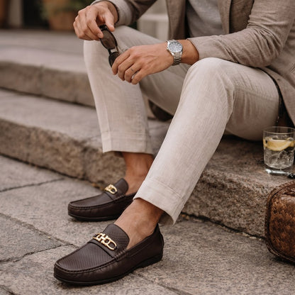 Mocasín de Cuero para Hombre