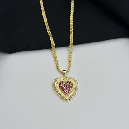 Cadena Chines Dije Corazones