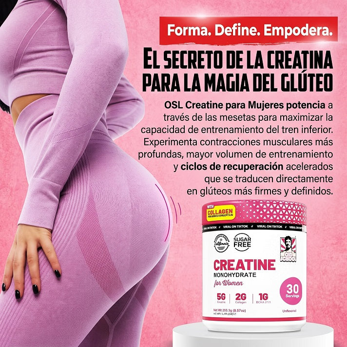 Creatina Monohidratada para Mujeres