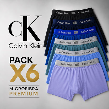 Pack x6 Bóxers Calvin Klein Premium