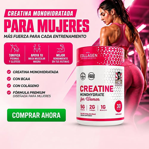 Creatina Monohidratada para Mujeres