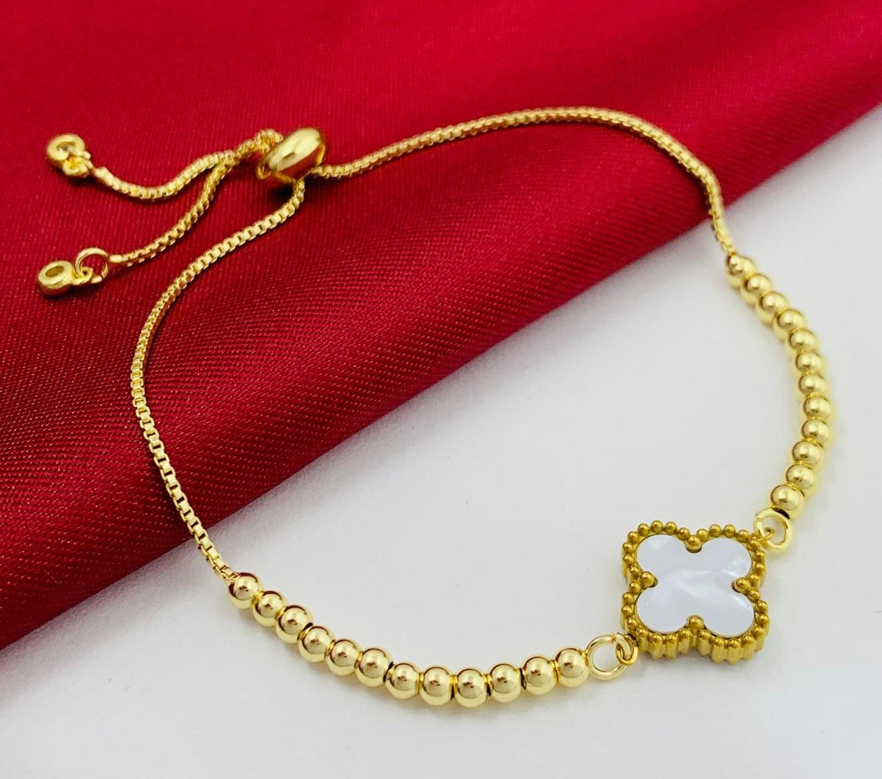 Pulsera Balín Dorado Vancleef