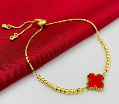Pulsera Balín Dorado Vancleef